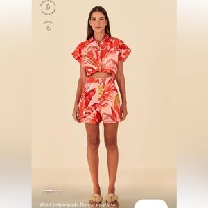 FARM Rio printed shorts paradise forest